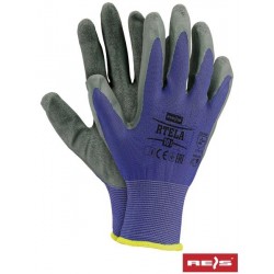 RTELA work gloves blue grey 11